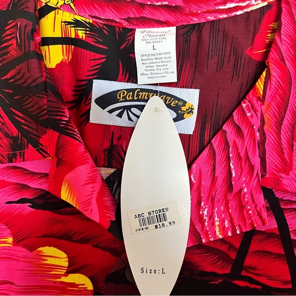 Palmwave Hawaiian Button-Down Shirt - relaxed fit - Picture 2 of 4